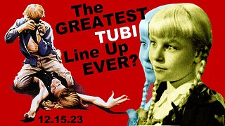 TONIGHT on the HORROR MIKE Show: Is this the greatest TUBI line-up in history?