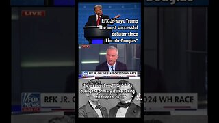 RFK Jr says Trump “The most successful debater since Lincoln-Douglas”