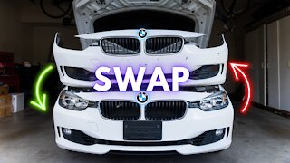 BMW 328i Front Bumper Replacement | F30 3 series