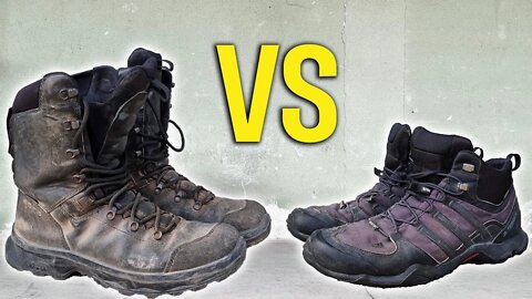 CHAD Combat Boots vs FANCY Range Shoes