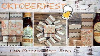 Making Layered OKTOBERFEST 🍺 Beer Soap 🍻 + How to Prep Beer for Soap Making | Ellen Ruth Soap