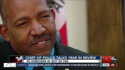 Bakersfield Police Chief Lyle Martin takes a look back at first year leading the department