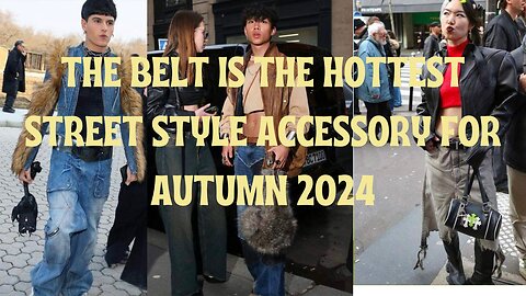 The Belt is the Hottest Street Style Accessory for Autumn 2024, Trends 24-25, #shorts #BeltTrend