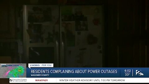 Wagoner residents complain about power outages