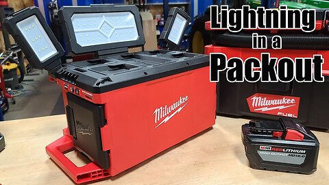 Finally A PACKOUT Light! Milwaukee M18 PACKOUT Light & Charger Review 2357-20