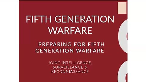 Fifth Generation Warfare - Mark Steele