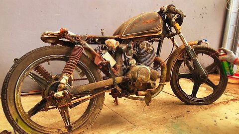 Restoration An Old Rusty 𝐊𝐀𝐖𝐀𝐒𝐀𝐊𝐈 Motorcycles Racing // Repair 4-stroke 𝐑𝐄𝐁𝐄𝐋 Engine USA