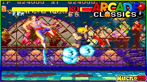 Street Fighter II': Champion Edition - Alpha Magic F - Blue Ken (Arcade) (Gameplay) (Playthrough)