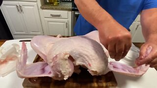 Thanksgiving Part 1 - Turkey Prep, Cranberry Sauce, and Turkey Stock | Chief’s Galley