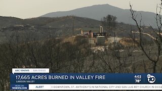 17.665 acres burned in Valley Fire