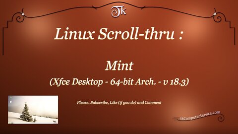 Scroll-thru - Linux - Mint (64bit - v 18.3 - Xfce Desktop)
