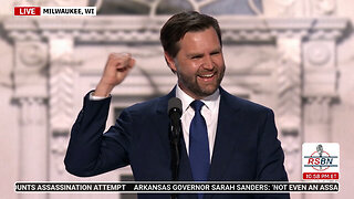 WATCH: Vice Pres. Nominee J.D. Vance at 2024 RNC in Milwaukee, WI - 7/17/2024