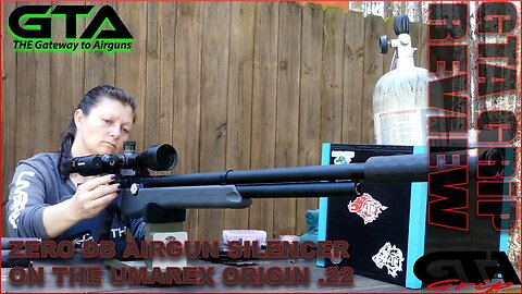 GTA GRiP REVIEW – Zero DB Silencer on The Umarex Origin .22 - Gateway to Airguns Airgun Review