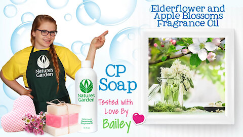 Soap Testing Elderflower and Apple Blossoms Fragrance Oil- Natures Garden