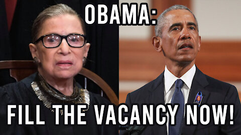 Obama Says Replace Ruth Bader Ginsburg | 4 Prophetic Signs for #45 Donald Trump