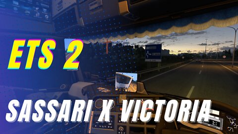 Euro Truck Simulator 2 | Delivery 20 tons Mozzarella | Sassari (ITA) x Victoria (Malta)