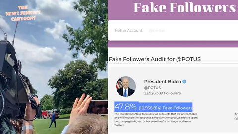 Biden: 81 million votes > 23 million followers > almost 11 million of them are fake.