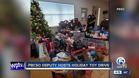 PBCSO Deputy hosts holiday toy drive