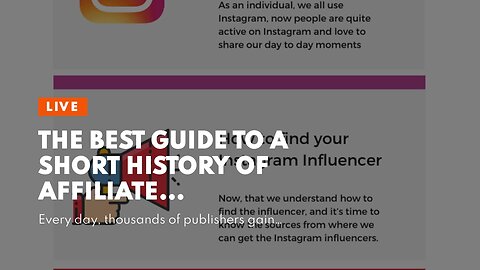 The Best Guide To A Short History of Affiliate Marketing (What You Should Know)