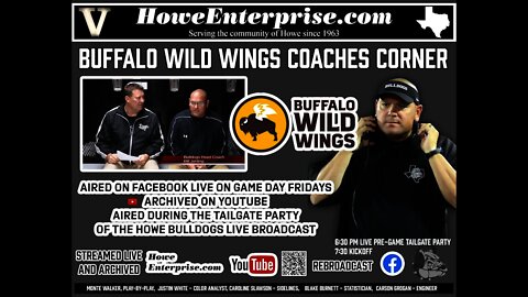 Howe Bulldogs Coaches Corner, 9/16/2021