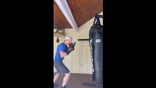 Boxing training for my fight￼