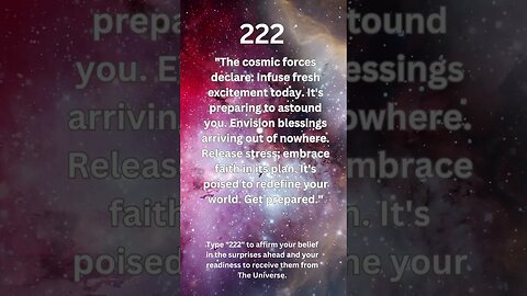 Is the Universe Ready to Redefine Your Path? #angelmessage #numerology #angelnumber222