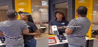 Black Female McDonalds Employee Tries To Fight Gay Customer While Using Homophobic Slurs!