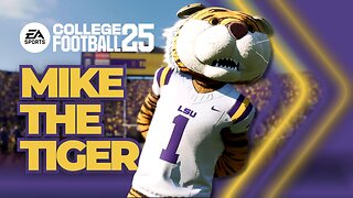 Mike the Tiger in EA Sports College Football 25 (LSU Tigers)