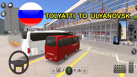 Bus Simulator:Ultimate - Tempa Minibus Opalin - Driving In Russia From TOLYATTI TO ULYANOVSK -UPDATE