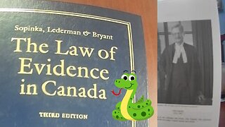 "LAW" of Evidence in Canada - the rules are more important than TRUTH