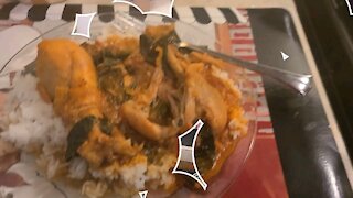 Cooking African Chicken and Fish Stew