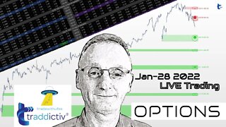 Strategy Trading LIVE - OPTIONS | 2022 Jan-28