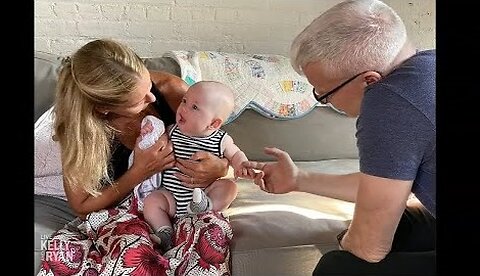 Anderson Cooper and Baby Wyatt's Morning Routine