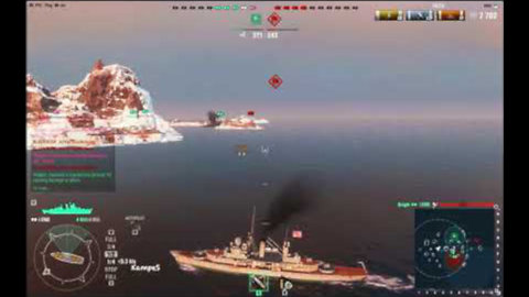 World Of Warships Gameplay #1 ERIE USA CRUISER