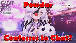 @Powdur Confesses To Chat? #vtuber #clips