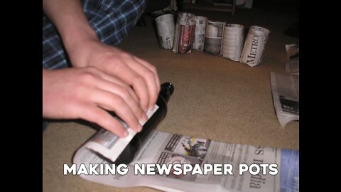 Making Paper Pots