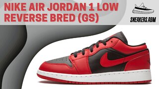 Nike Air Jordan 1 Low Reverse Bred (GS) - 553560-606 - @SneakersADM