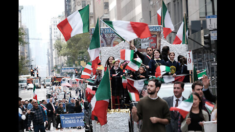 Nation's Largest Columbus Day Parade in NYC