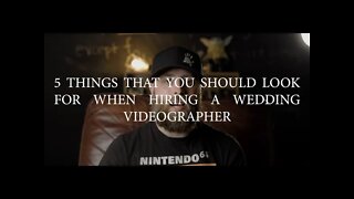 5 Things to Look For When Hiring a Wedding Videographer