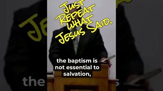 Repeat What He Said - Greg Dismuke #shorts #baptism