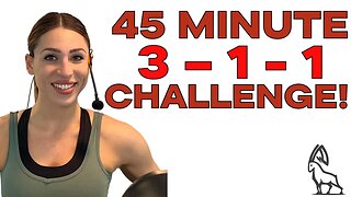 CONQUER THE CHALLENGE! 45 Min 3-1-1 Treadmill Run for Next-Level Fitness!