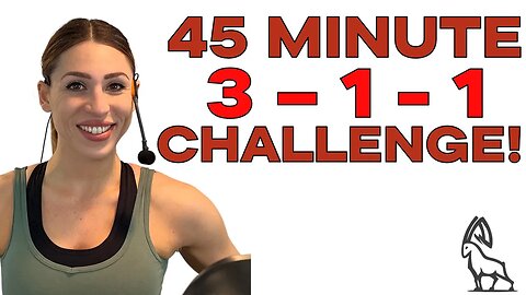 CONQUER THE CHALLENGE! 45 Min 3-1-1 Treadmill Run for Next-Level Fitness!