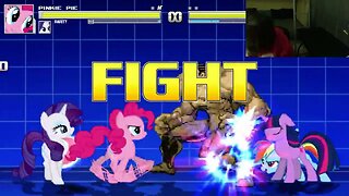 My Little Pony Characters (Twilight Sparkle, Rainbow Dash, And Rarity) VS Sandman In An Epic Battle