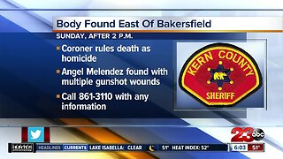 Body found east of Bakersfield ruled a homicide