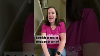 Schedule vs Routine | Which One is Better for a Busy Work from Home Mom & Homeschool Mom