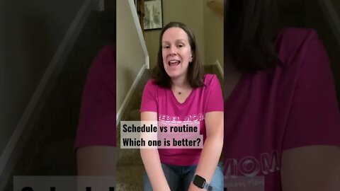 Schedule vs Routine | Which One is Better for a Busy Work from Home Mom & Homeschool Mom