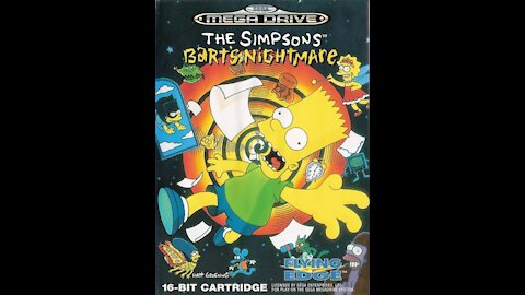 The Simpsons Barts Nightmare Sega Mega Drive Genesis Review