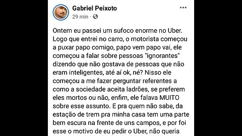 Uber do Medo (Histórias do Dia a Dia)