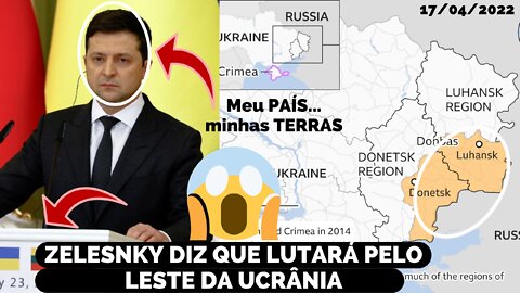 VOLODYMYR ZELENSKY DIZ QUE NÃO ABRIRÁ MÃO DO LESTE DA UCRANIA PARA A GUERR@ ACABAR