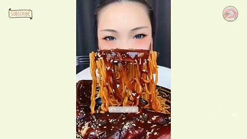 MUKBANG ANIME/ ASMR kwai eating/comendo Noodles #mukbang #asmreating #viral #durian